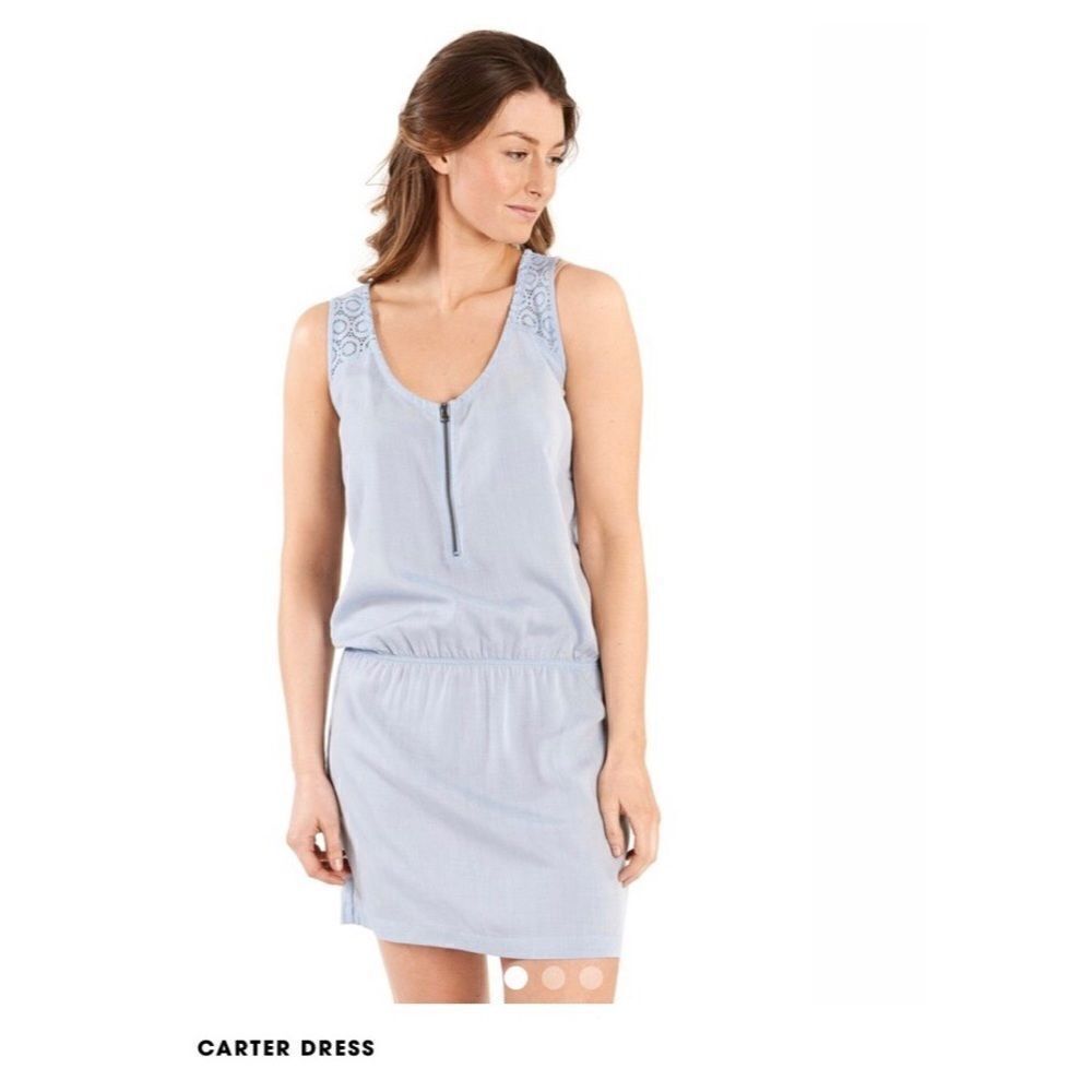 LOLË- Carter Dress Ice Blue (Size:Small)